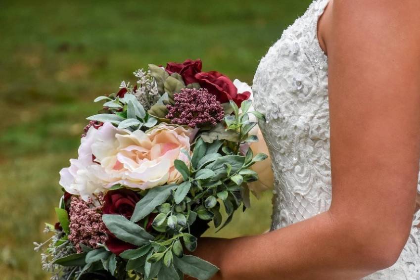 Flowers and dress