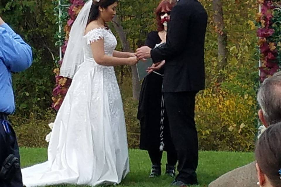 Outdoor Wedding ceremony