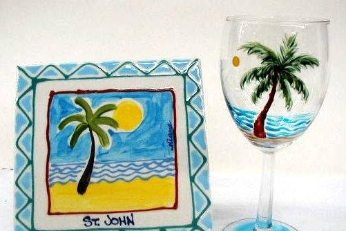 Any of Diane's hand painted ornaments, tiles and glassware can be inscribed to make your wedding gifts unique and absolutely unforgettable!!