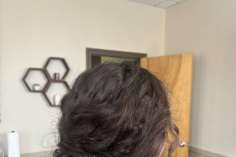 Bridal hair