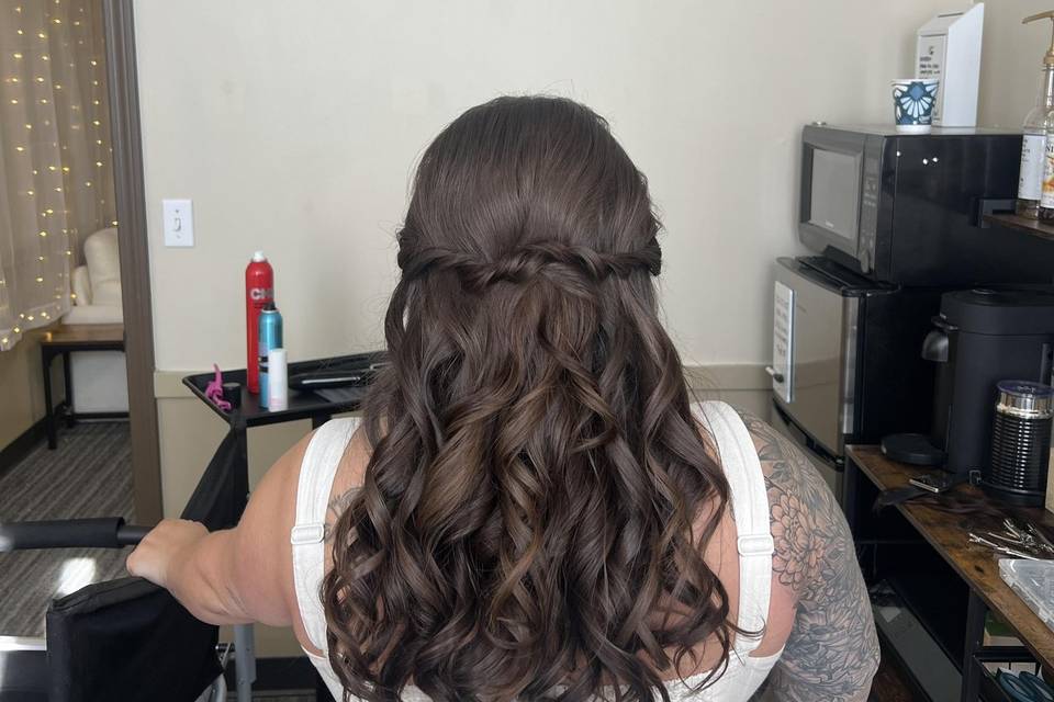 Bridal hair