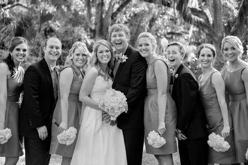 Bridal Party at Goodwood