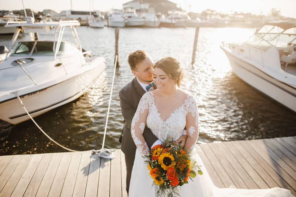 Portrait by the pier