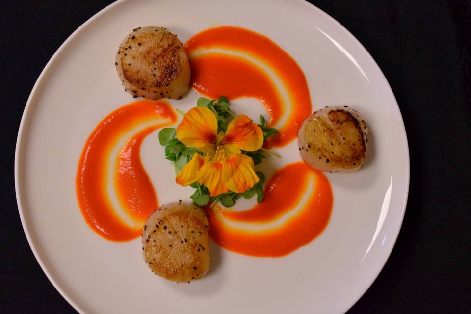 Pan-Seared Scallops