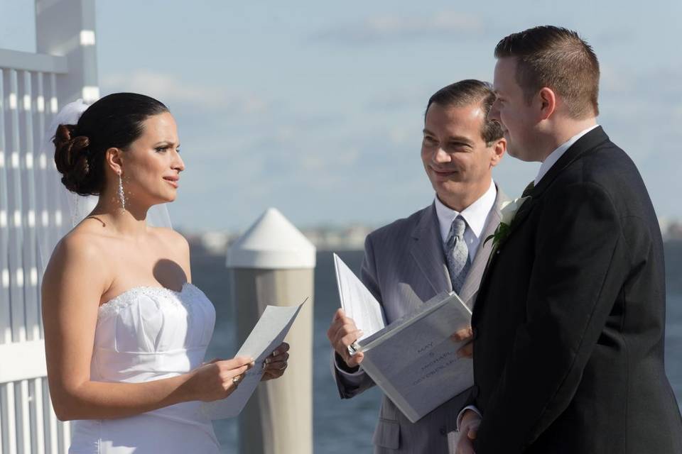 Reciting of vows