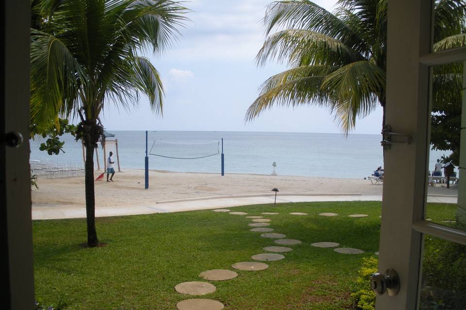 around the resort
