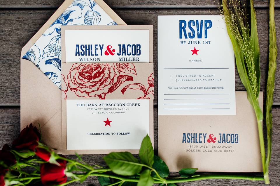 Floral Invitations