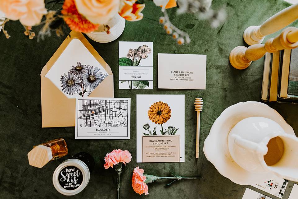 Botanical Invitations