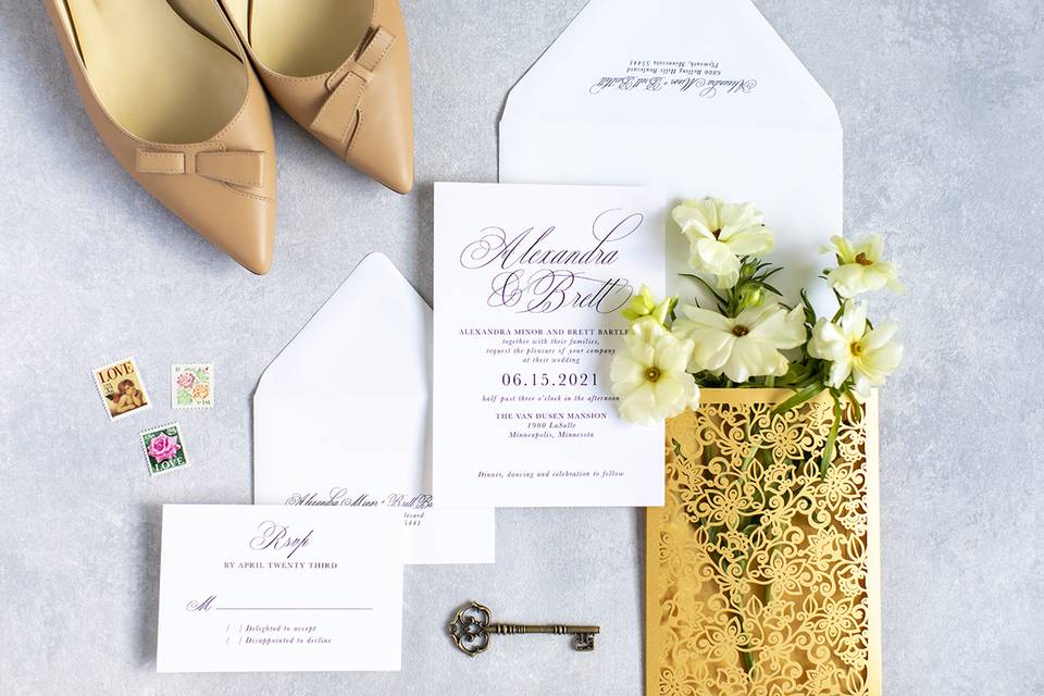 Laser Cut Invitations