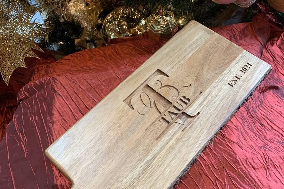 Engraved cutting board