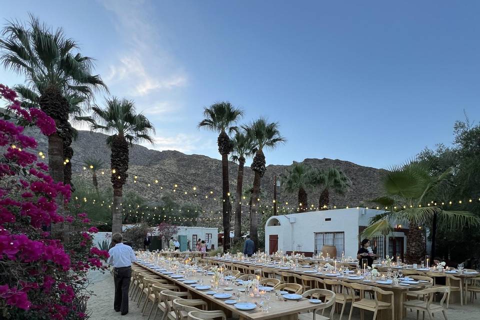 A Palm Springs wedding venue