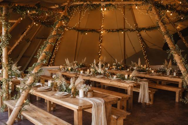 Evergreen creek Tipis