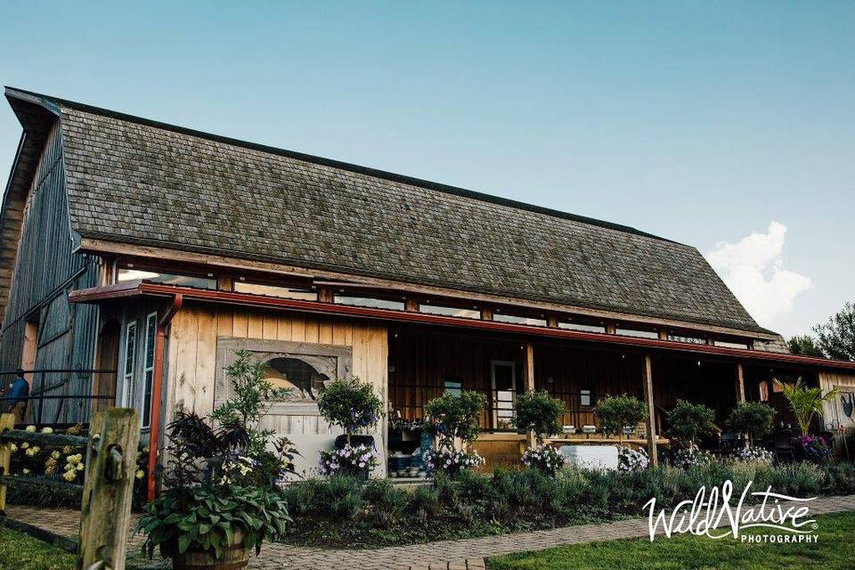 Sideview of Barn