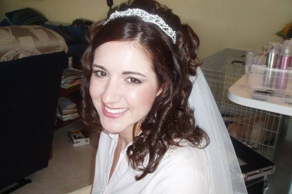 Bride in veil