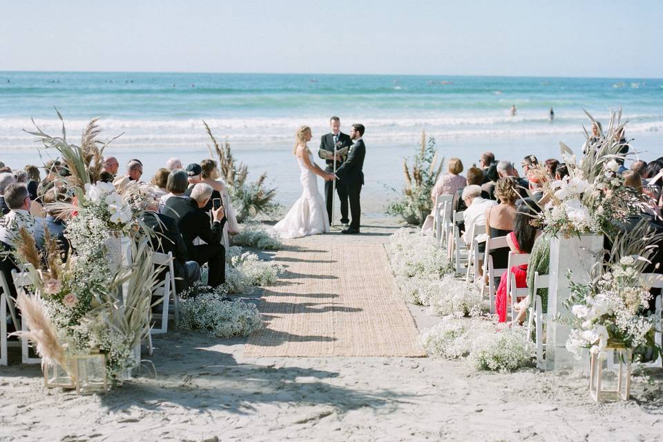 Wedding Ceremony on Beach