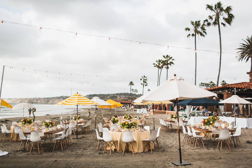 Beach reception