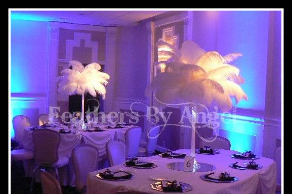 Rent ostrich feather Centerpieces for All Events!