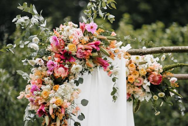 Boho wedding flowers