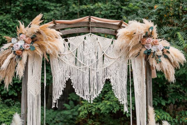 Boho wedding flowers