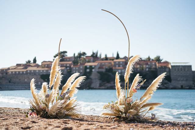 Boho wedding flowers
