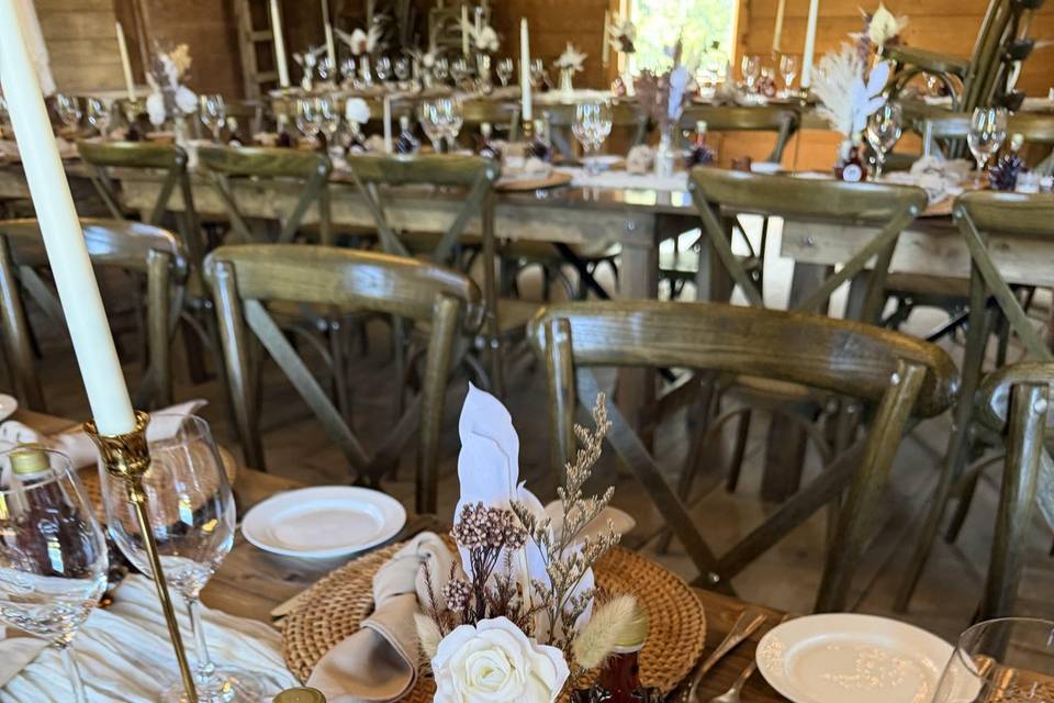Boho wedding flowers