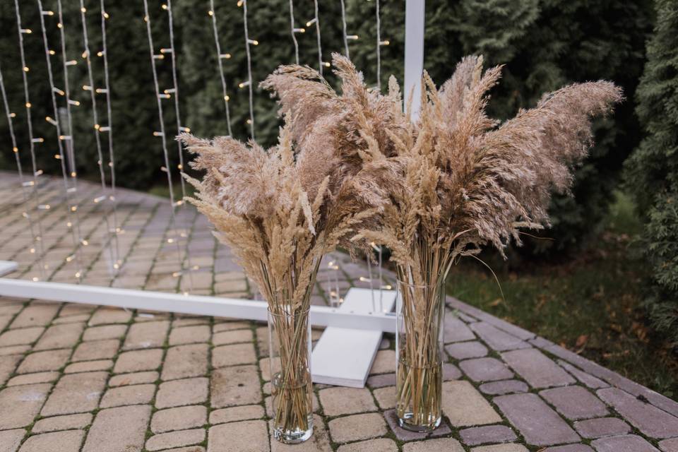 Boho wedding flowers