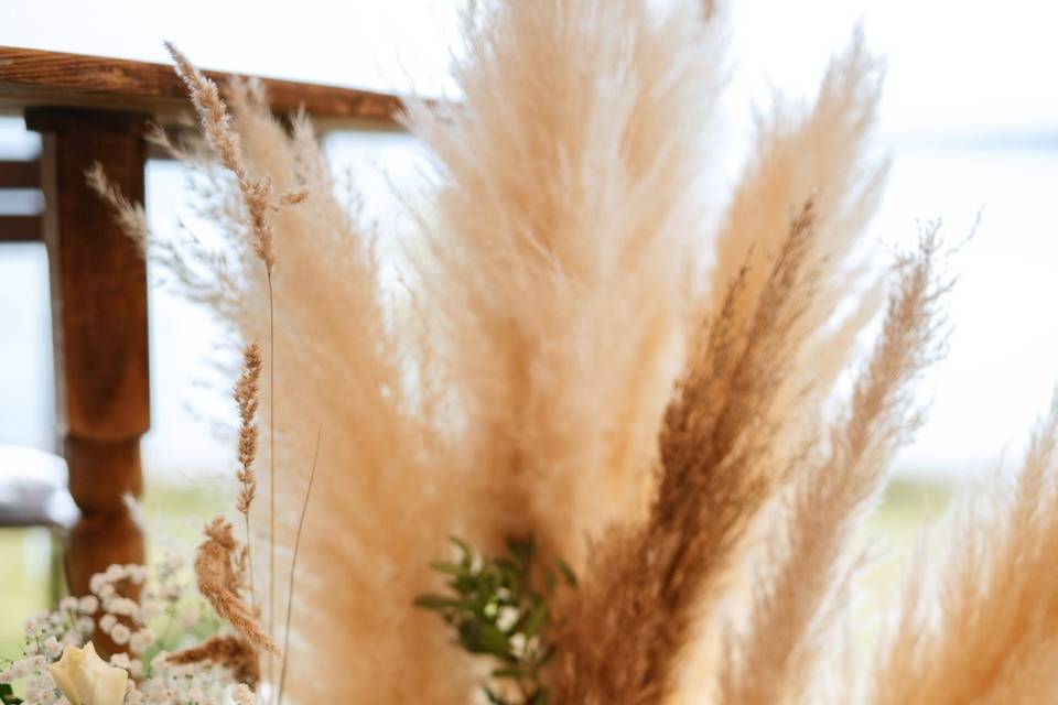 Boho wedding flowers