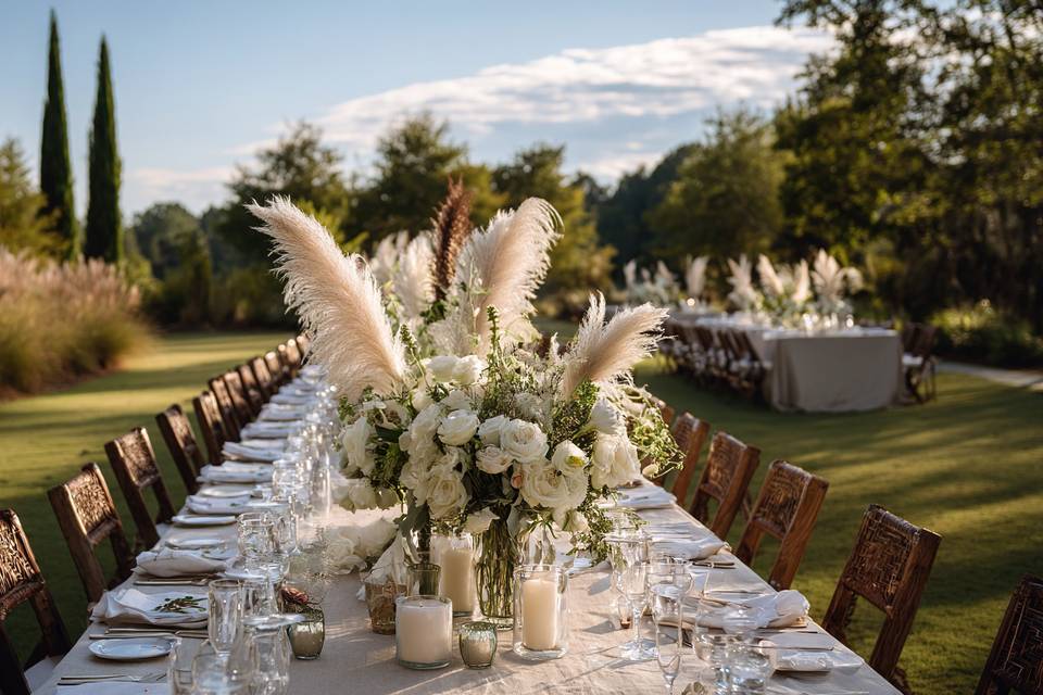 Boho wedding flowers