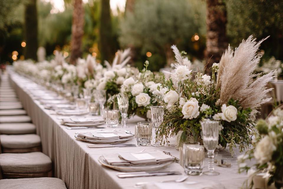 Boho wedding flowers