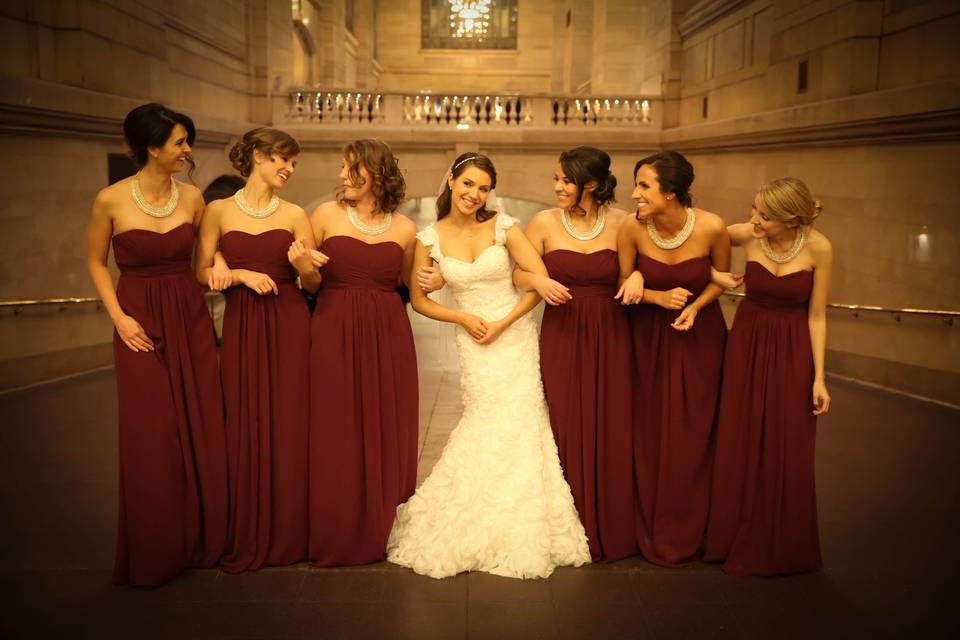 Burgundy gowns  - Ciaca Photography