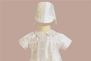 100% Silk Christening Outfit - Conner