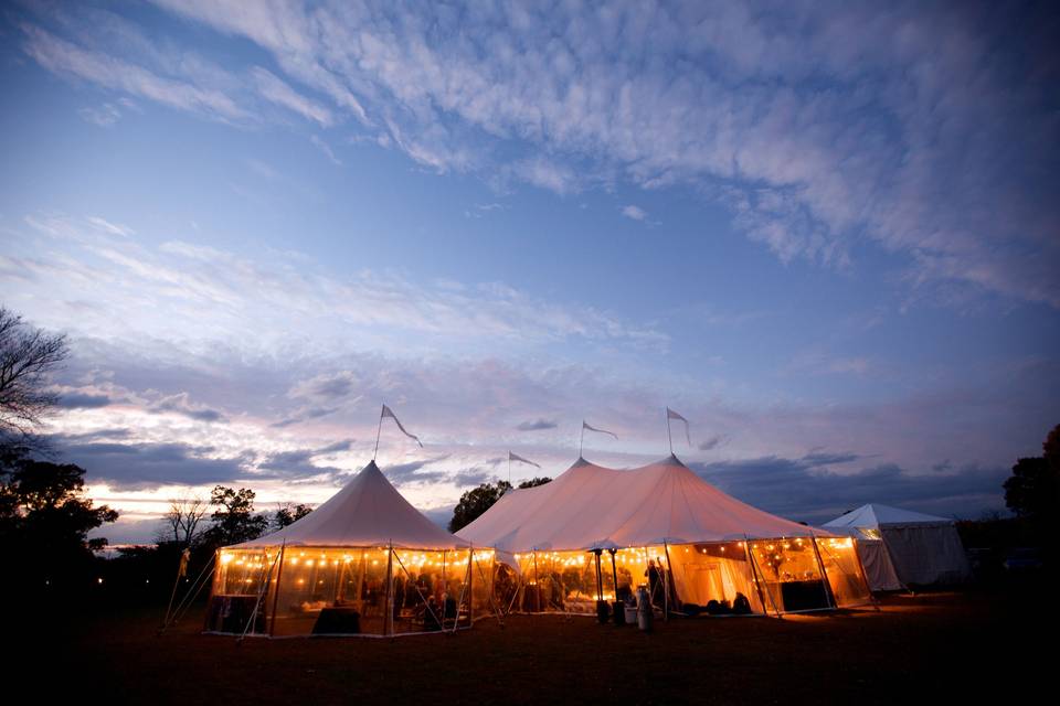 Wedding reception area