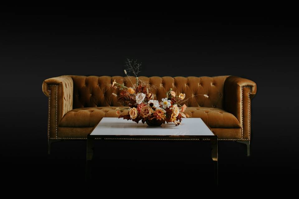 Gold Avery Couch in SBJ