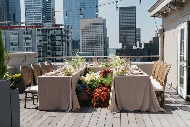 Reception in the penthouse