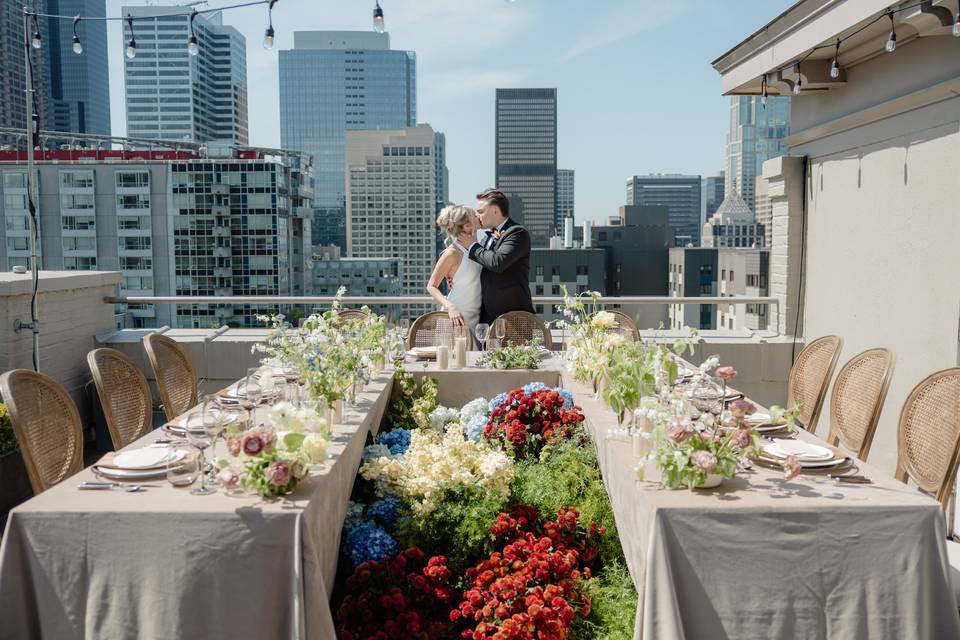 Penthouse Wedding Reception