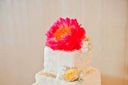 Four tier square cake