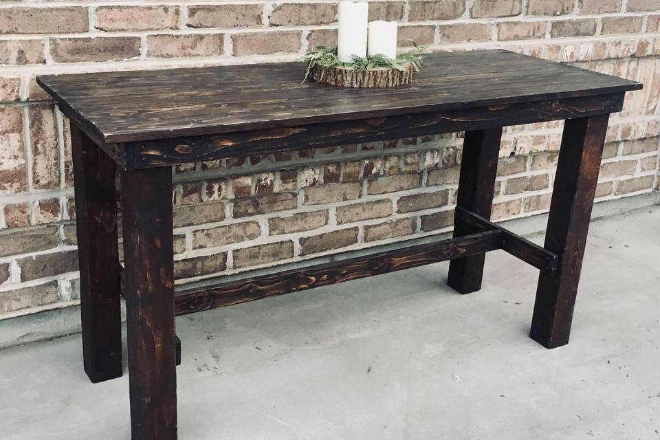 Dark Stained Table