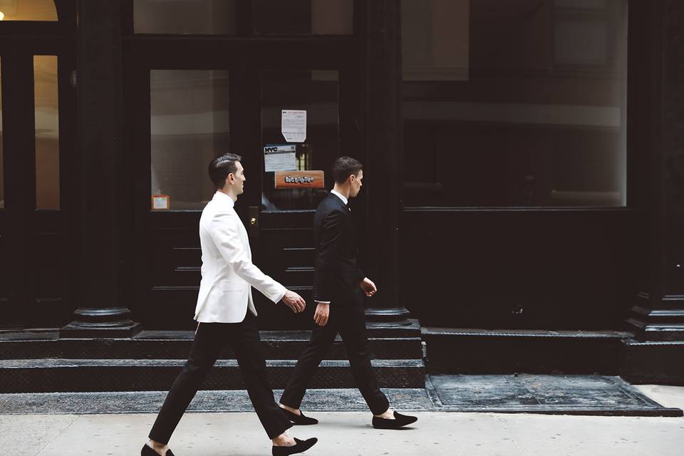 Tribeca Elopement couple