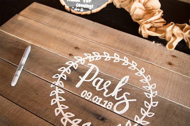 Laurel Leaf Wedding Guest Book