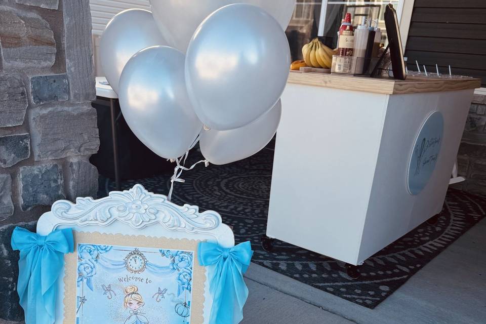 Party Setup - personal signage
