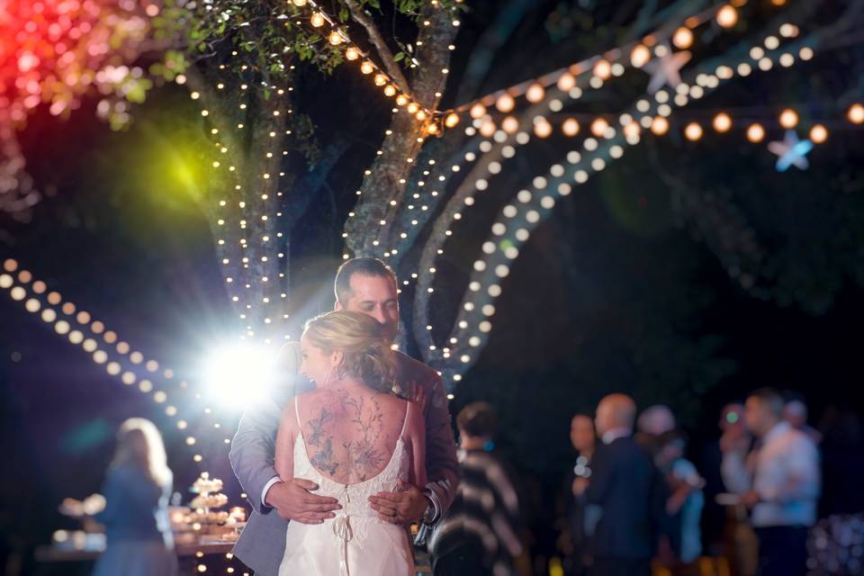 Couple on the dance floor