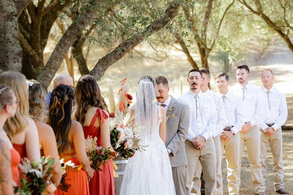 Ceremony in the shade