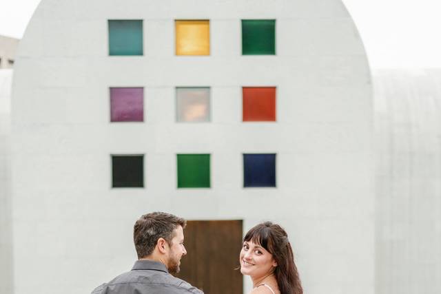 Engagement at Blanton Museum