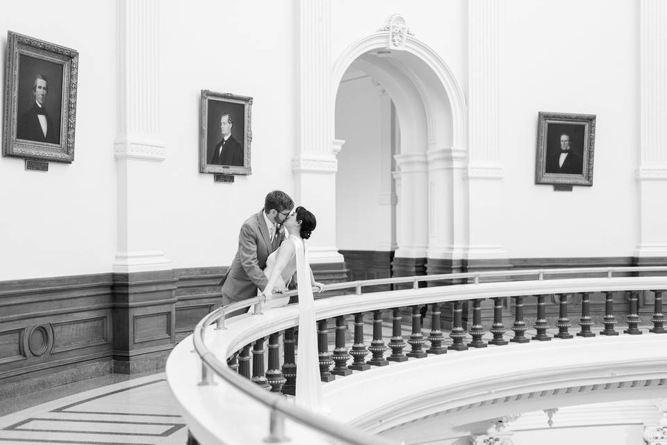 Wedding at the Capitol in TX