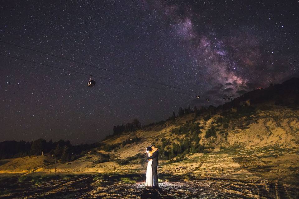 Gorgeous outdoor ceremony