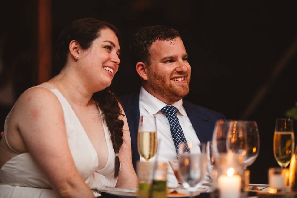 Bride and Groom's Table