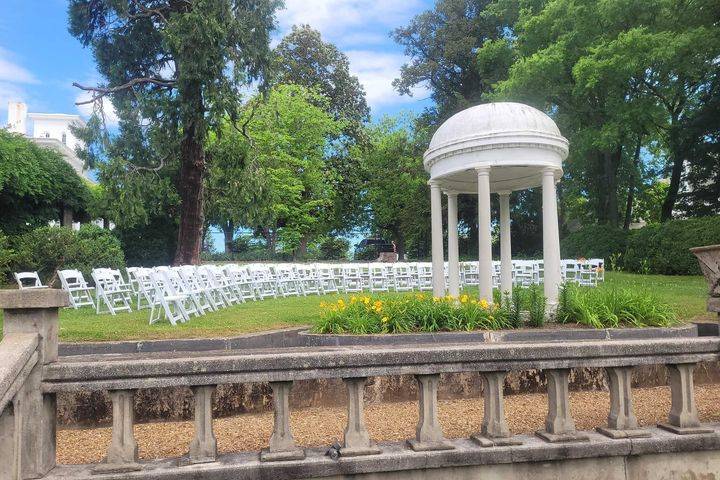 White Garden Folding Chair