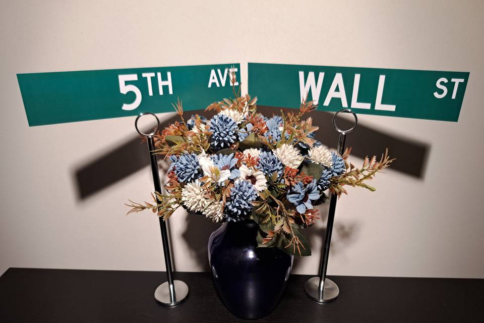 NYC table toppers