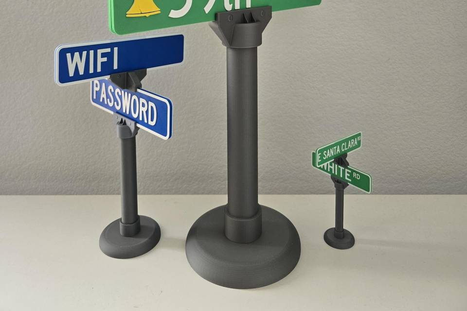 3D Printed Sign Intersections