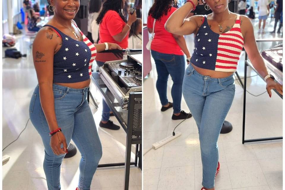 Red, white and Blue Dance